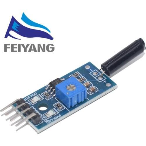 10PCS Vibration Sensor Module Vibration Switch Alarm Module SW-18010P for arduino Normally open shock sensor module Diy Kit