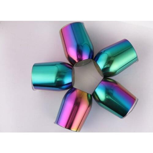 100pcs fashion Rainbow 9oz Egg Cups wine glass double wall stainless steel vacuum insulated drinking tea Beer Cups