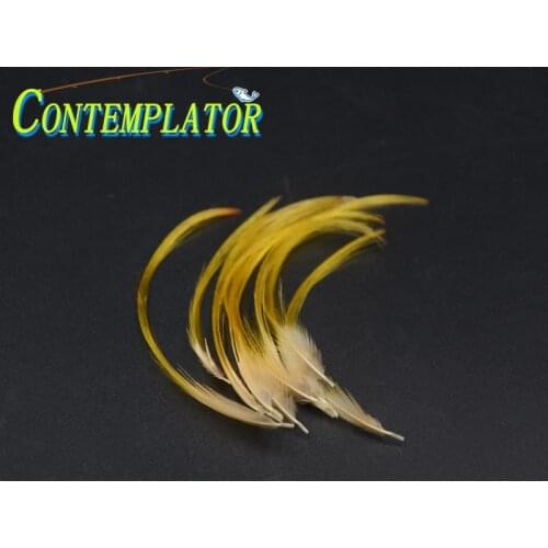 2bags Golden Pheasant Crest Fly Tying Feather For Salmon Flies Traditional Wet Flies Medium&Large Size Feathers Fishing Trout