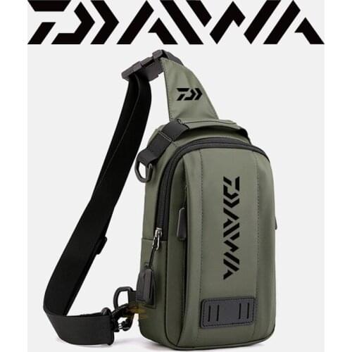 2021 Daiwa Fishing Single Fashion Sports Shoulder Bag Outdoor Travel Fishing Diagonal Package Casual Backpack