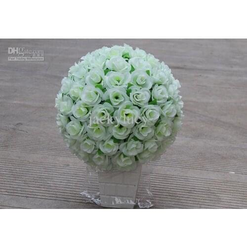 30CM 12 inch Artificial Simulation of high-quality encryption kissing rose flower ball for the Wedding Decorations