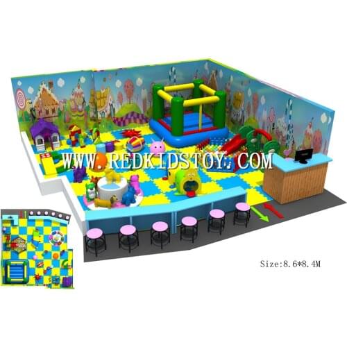 Exported to Canada Free Design Indoor Play System Children Playground 151224b