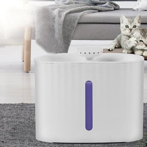 3L Automatic Cat Water Fountain LED Electric Mute Water Feeder USB Dog Pet Drinker Bowl Pet Drinking Dispenser For Cat Dog