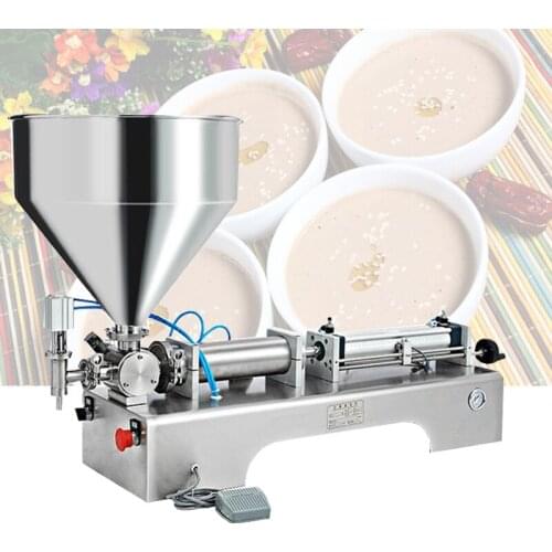 Stainless Steel Horizontal Paste Filling Machine Quantitative Dispensing Machine Sauce Cosmetics Cream Ointment Edible Oil