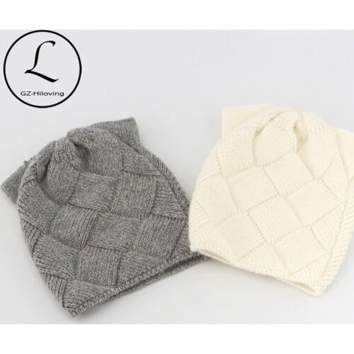 GZHILOVINGL 2017 Winter Wool Rabbit Cute Baby Kids Hat Winter Knitted Crochet Skullies Kids Girls Boys Baby Hats With Cat Ears