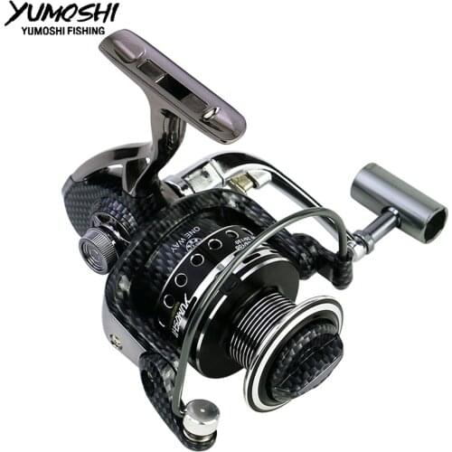 Spinning Fishing Reel 5.1:1 13+1BB Without Gaps All-Aluminum Body Fishing Reel Wheel Series 1000 2000 3000 4000 5000 6000 7000