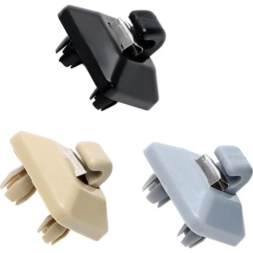 LEEPEE Replacement Clip For Audi A4L A5 A6L Q3 Q5 Car Sun Visor Hook Cap Bracket Black Beige Gray Plastic