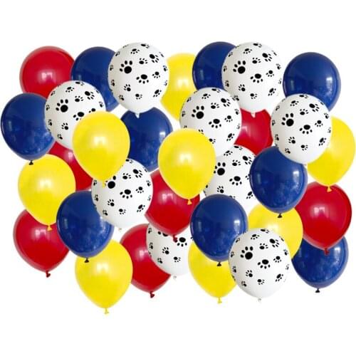 A Lot 50pcs Pure color latex Colorful Dog paw combination Latex Balloon Adult Wedding Birthday Party Decoration Baby Shower