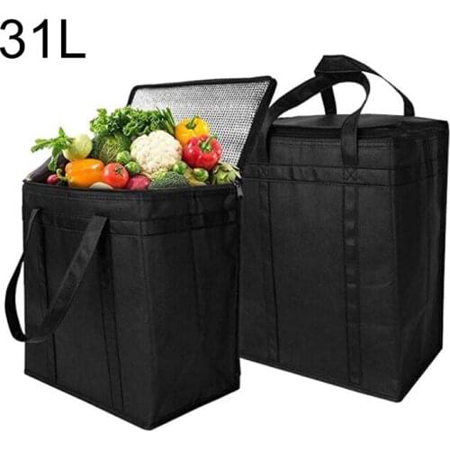 31L Extra Large Insulated Cooling Bag Picnic Food Drink Cooler Ice Pack Box For Keeping Food Warming And Cooling