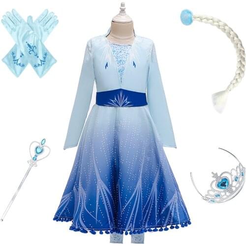 Girl Princess Dress Set For 3-14 Years Girls Clothing Children Christmas Birthday Party Cosplay