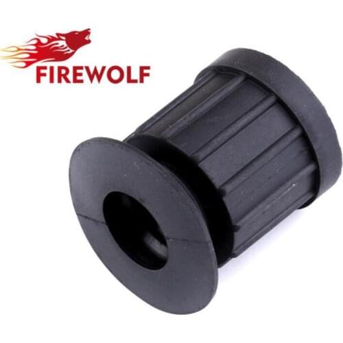 Hunting Rifle Ocular Rubber Eye Protector Hard Recoil Extended Length 60mm Anti-impact Scope Eye Protector Lens Cover Short Blac