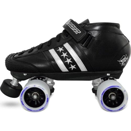 Original Bont Lowcut Quadstar Roller Skates Genuine Leather Heatmouldable Glassfiber Boot Base 4 Wheels Skating Shoes Patines