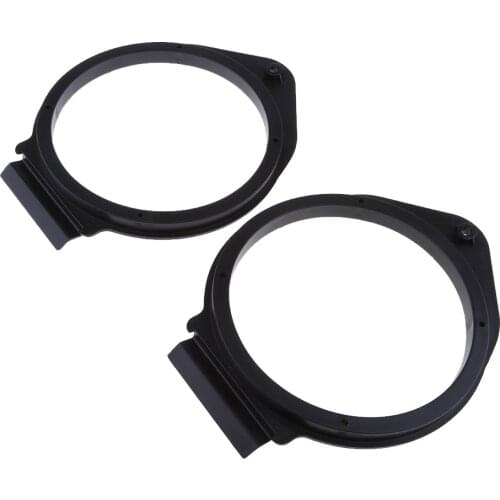 2Pieces 6.5 Inch Black Speaker Adapter Bracket Ring For Regal,Excelle,Cruze ,Lacrosse, Opel