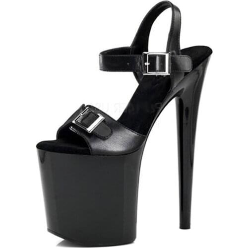 2018 Sexy Tassel Women Sandals High Heels Dress Party Shoes for Women and Girl Ankle Strap Gladiator Sandals 20cm