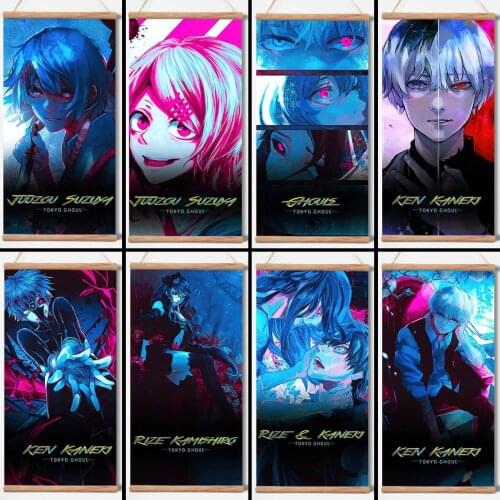 Anime Posters Tokyo Ghoul Posters Canvas Painting Wall Posters Wall Art Picture Home Decor Photos for Childrens Room Decor