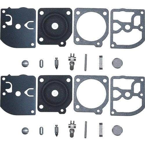RB-105 Carburetor Diaphragm Gasket Repair Kit 2Pcs For Stihl MS210 MS230 MS250 Zama C1Q-S Series Carbs