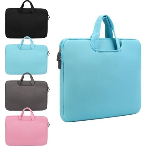 11 13 14 15 15.6 inch Laptop Bag Computer Sleeve Case Handbags Dual Zipper Shockproof Cover For Laptop MacBook Air Pro Retina