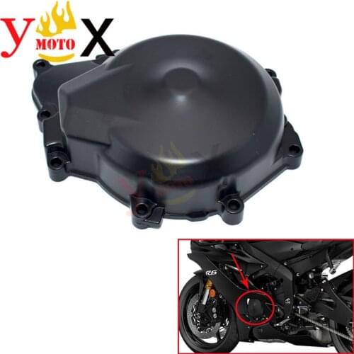 Sport Bike Motorcycle Left Side Stator Engine Cover Guard Magneto Coil Crank Case For Yamaha YZF R6 2006-2012 2007 2008 2009 10