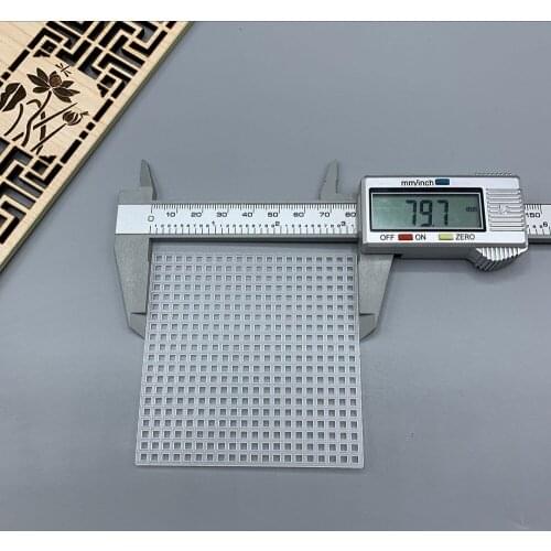 10pcs 8cm 10.6cm 14.2cm Rectangle Acrylic Net Grid Cross-stitch Cross Stitch Bag Purse Bottom DIY Sewing