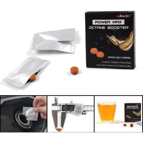 12 Pack Arashi Octane Booster Motorcycle injector Cleaner Car Fuel Gas Oil Diesel Additive For Suzuki Hayabusa GSXR 1300 B-king