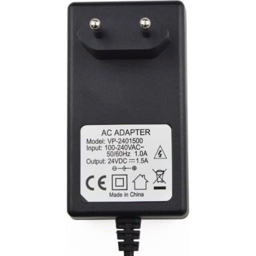 Balaike 24V power adapter 24v1.5a power supply 30W safety regulation to supply power to LED lighting and electronic equipment