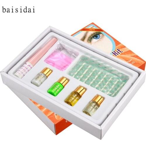 BAISIDAII Pro Eyelash Lash Curling Perming Curler Rod Glue Mini Perm Kit Full Set B-29