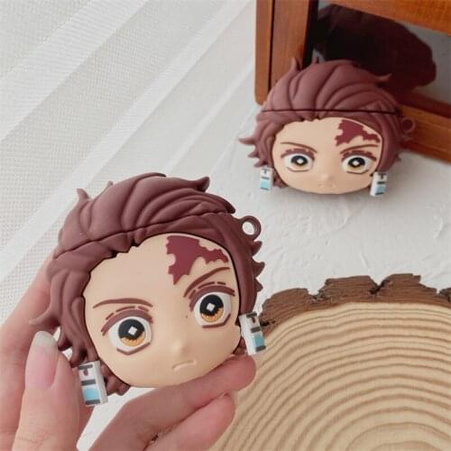 Japanese Anime 3D Cartoon Earphone Case for Airpods Pro Silicone Soft Case Cover for Airpods 2 Pro Case Wireless Charging Cover