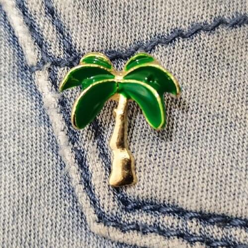 Tree Enamel Pins Cartoon Childhood Brooches Pins Button Pin Coat Hat Pin Badge Jewelry Birthday Gift For Kids