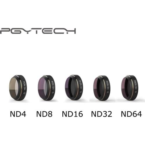 PGYTECH Mavic Pro ND4/8/16/32/64 Filters for DJI Mavic Pro Drone Camera Lens Filter HD Multi-Layer Coating Reducing Cama Lens