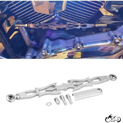 Motorcycle Chrome Spear Gear Shift Linkage For Harley Dyna Wide Glide FXDWG Electra Glide FLHT Classic Road King FLHR Softail
