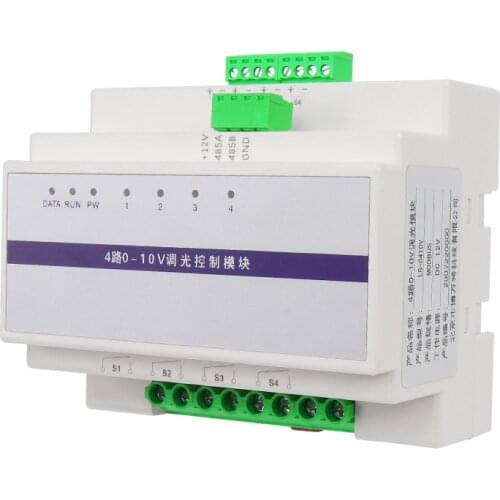 0-10V Intelligent dimming module Light 86 type control 7 inch panel Internet of Things lighting system management