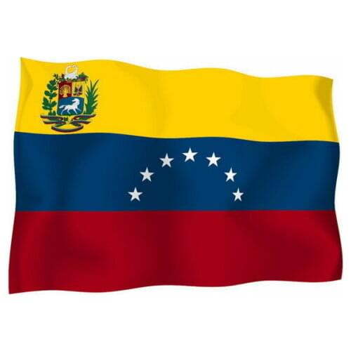 Hot Sticker Decal Vinyl Decals National Flag Car Ensign Bumper Venezuela Stickers for Laptops, Office Supplies, Motorcycles, Car