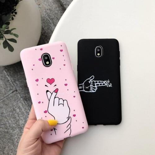 Lovely Silicone Case For Samsung Galaxy J7 J5 J3 2017 J330 J530 J730 Fundas Soft Slim Phone Case For Samsung J 3 5 7 2017 Covers