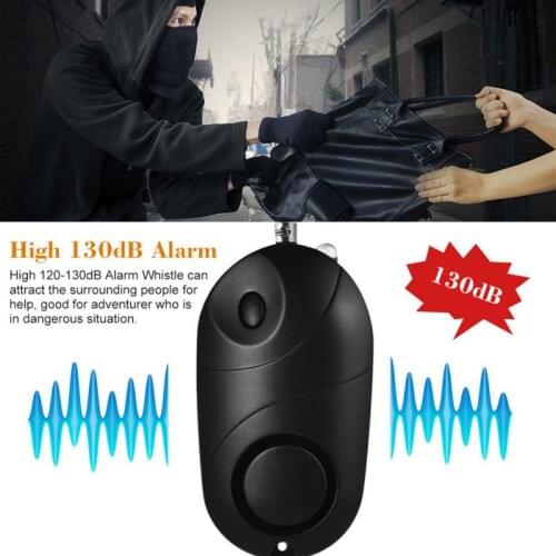 New 3 Colors Self Defense Alarm 130dB Girl Women Security Protection Alert Personal Safety Scream Loud Keychain Emergency Alarm