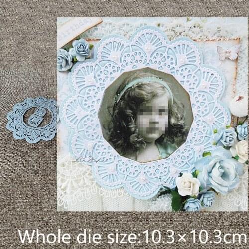 New Design Craft Metal stencil mold Cutting Dies lace wreath ring decoration scrapbook die cuts Album Paper Card Craft Embossing