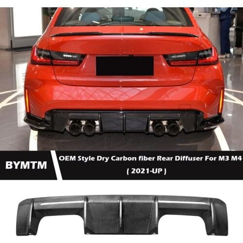 OEM Style Dry Carbon fiber Rear Bumper Diffuser For G80 M3 G82 G83 M4