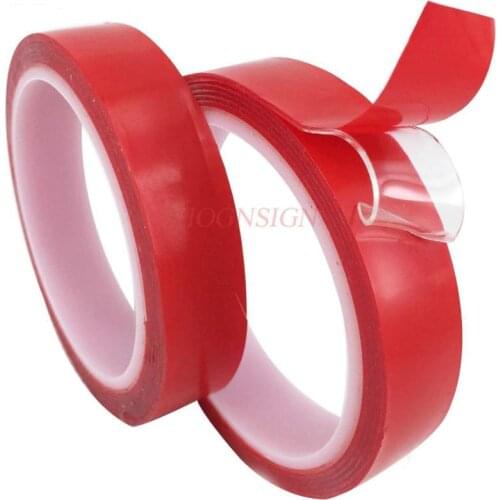2pcs Transparent acrylic double-sided tape strong non-marking waterproof high temperature resistant glass plastic lens