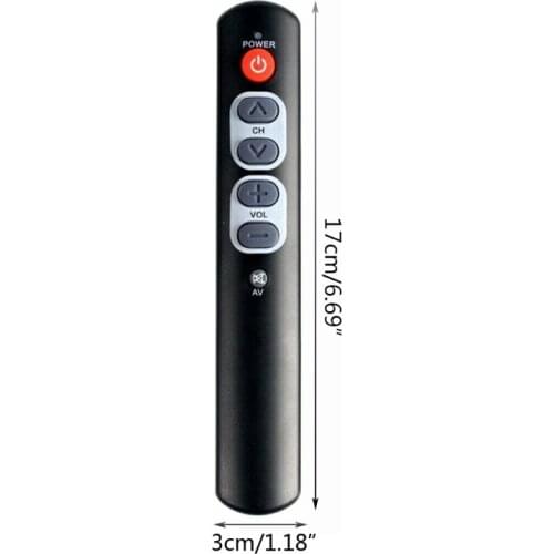 Home 6 Keys Remote Controller Accessories Programmable Universal ABS Smart Learning for elderly people E56B