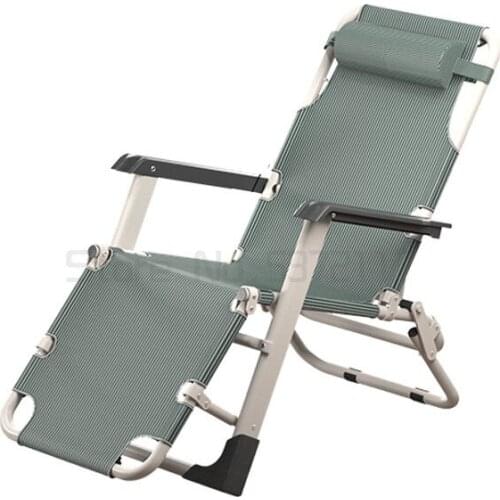 Recliner folding chair office lunch break nap winter summer dual-purpose bed balcony back beach chair