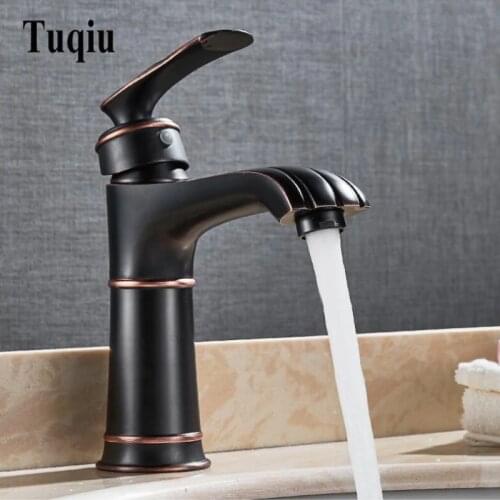 Vidric Basin Faucet Bathroom Mixer Tap Brass Wash basin Faucet Single Handle Single Hole Crane Bathroom ORB finished