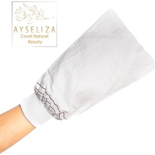 Stylish Well Designed Turkish Hammam Bath Glove Made In Turkey Exfoliating Peeling Scrubbing Bathing Mitt Thin Fabric Natural