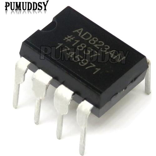 2PCS AD823ANZ AD823 DIP8 DIP Dual, 16 MHz, Rail-to-Rail FET Input Amplifier AD823AN New Original ic