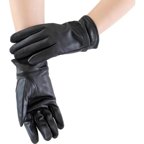 Maylofuer warm liner womens gloves,sheepskin womens winter gloves genuine leather gloves high grade gloves