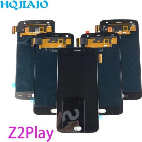 5PCS AMOLED LCD Display For Motorola Moto Z Play Z2 Play Z3 Play LCD Display Touch Screen Digitizer XT1635-01 XT1710-01 XT1929