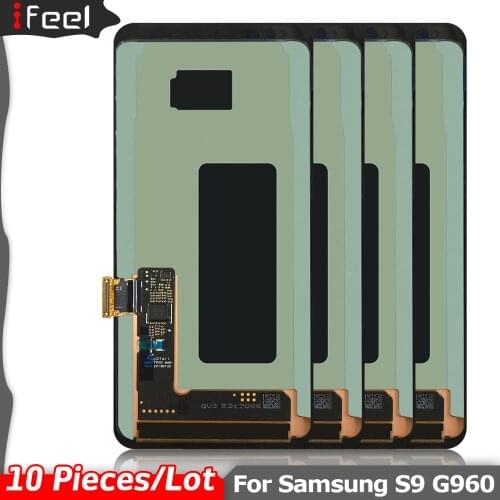 10 Pieces/Lot for SAMSUNG Galaxy S9 S9+ G960 G965 LCD Display + Touch Screen with Frame AMOLED LCD
