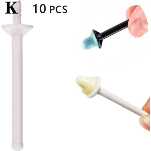 10Pcs Nose Ear Hair Removal Depilation Wax Hair Removal Nose Hair Waxing Kit Remove Nostril Cleaning Effective and Safe 2 colors