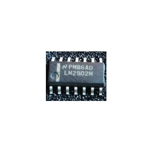 100% Original New in stock 2pcs/lot LM2902D LM2902M IC SOP-14