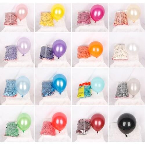 30 Pcs 2.2 G 10 Inch Pearlescent Matte Latex Balloons Engagement Wedding Birthday Party Event Decoration Supplies Kids Toys