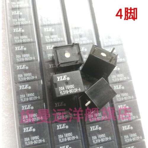 YL318-DC12V-A 20A 16VDC 4-pin 12V 12VDC