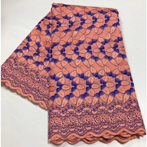 5yard Swiss lace fabric 2021 latest heavy beaded embroidery African Swiss voile lace in switzerland popular Dubai style